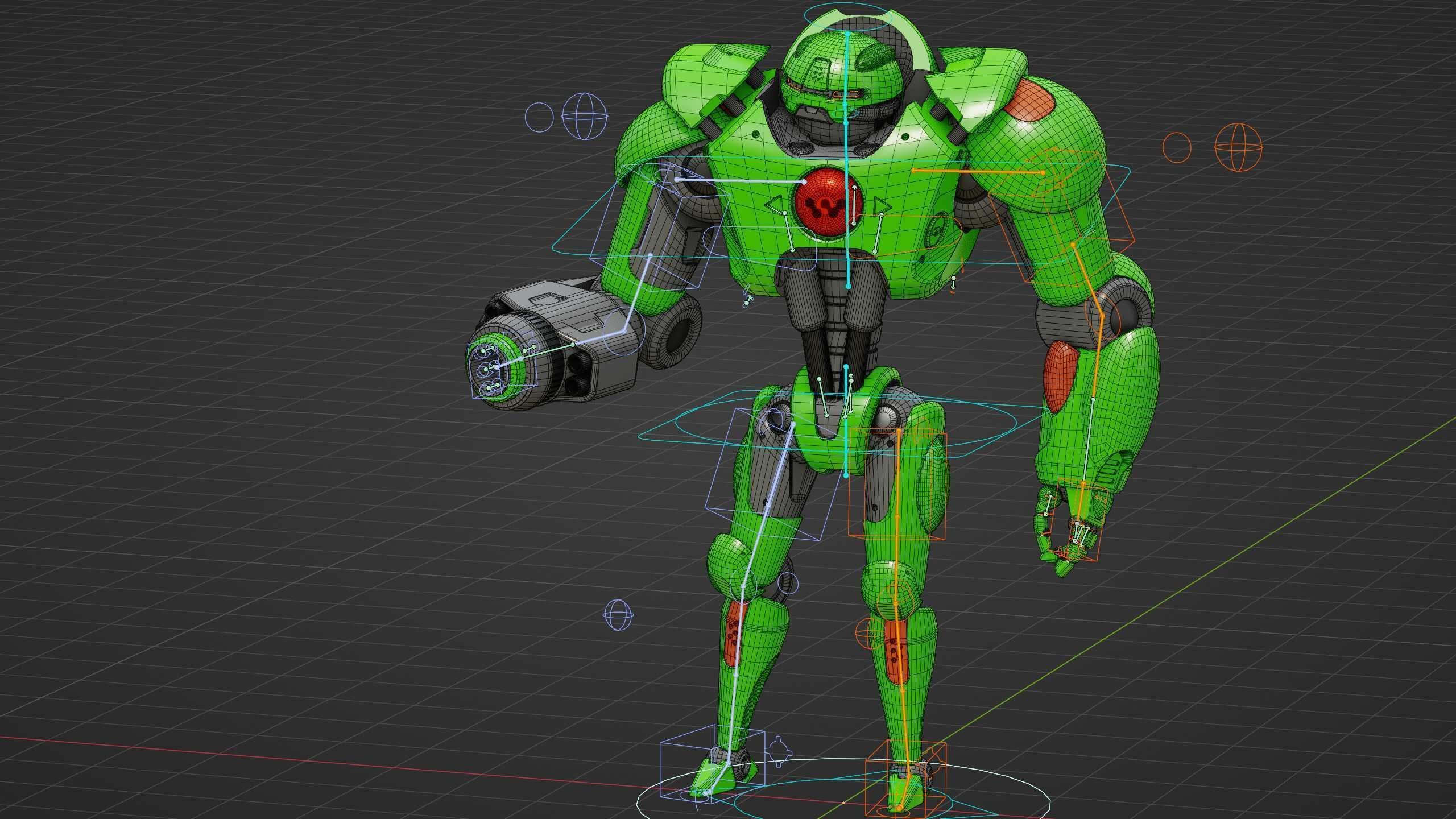 BATTLE DROID OSTRADAM  Rigged for Unreal Engine - Unity - MIXAMO 3D model_37