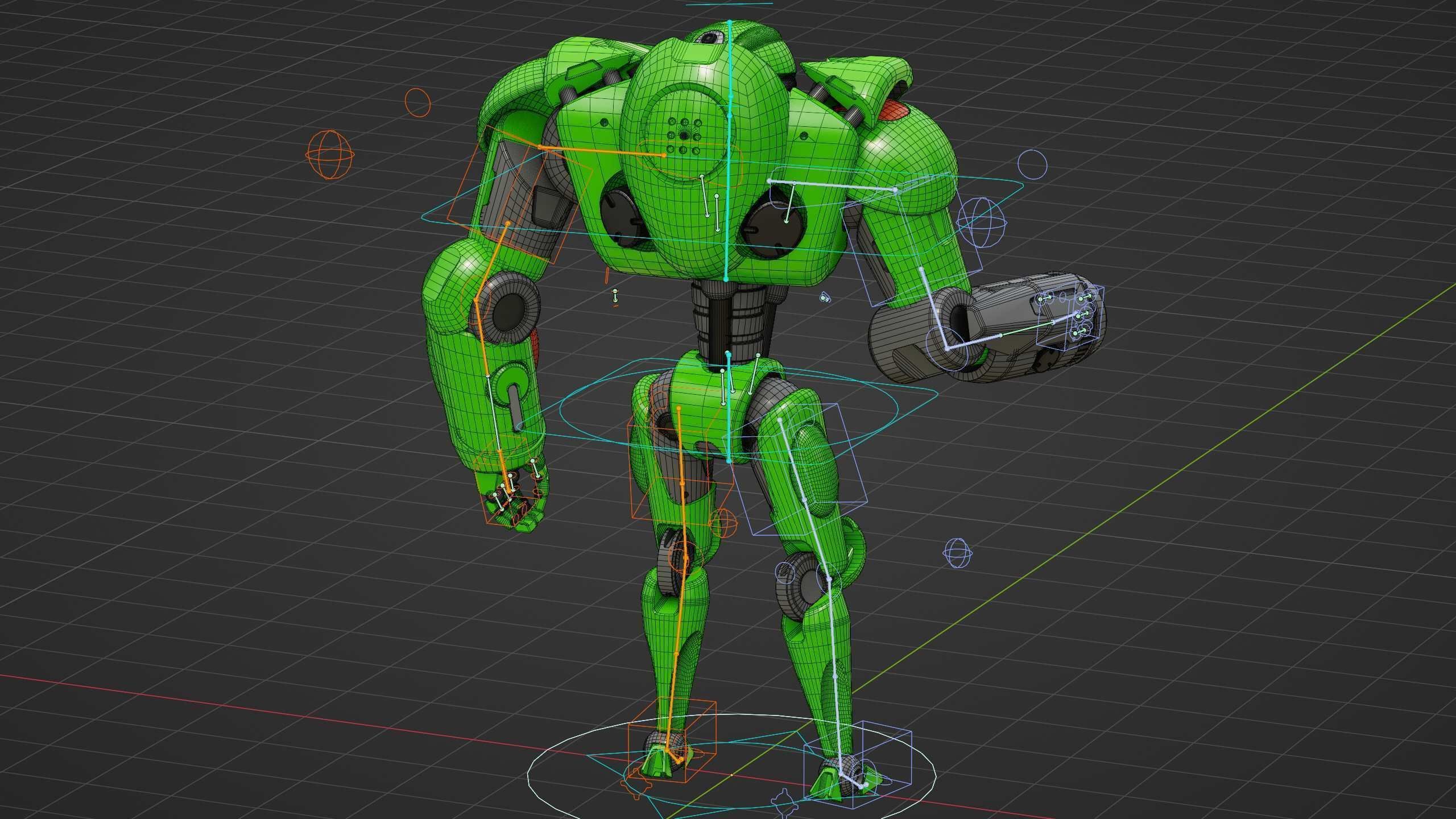 BATTLE DROID OSTRADAM  Rigged for Unreal Engine - Unity - MIXAMO 3D model_38