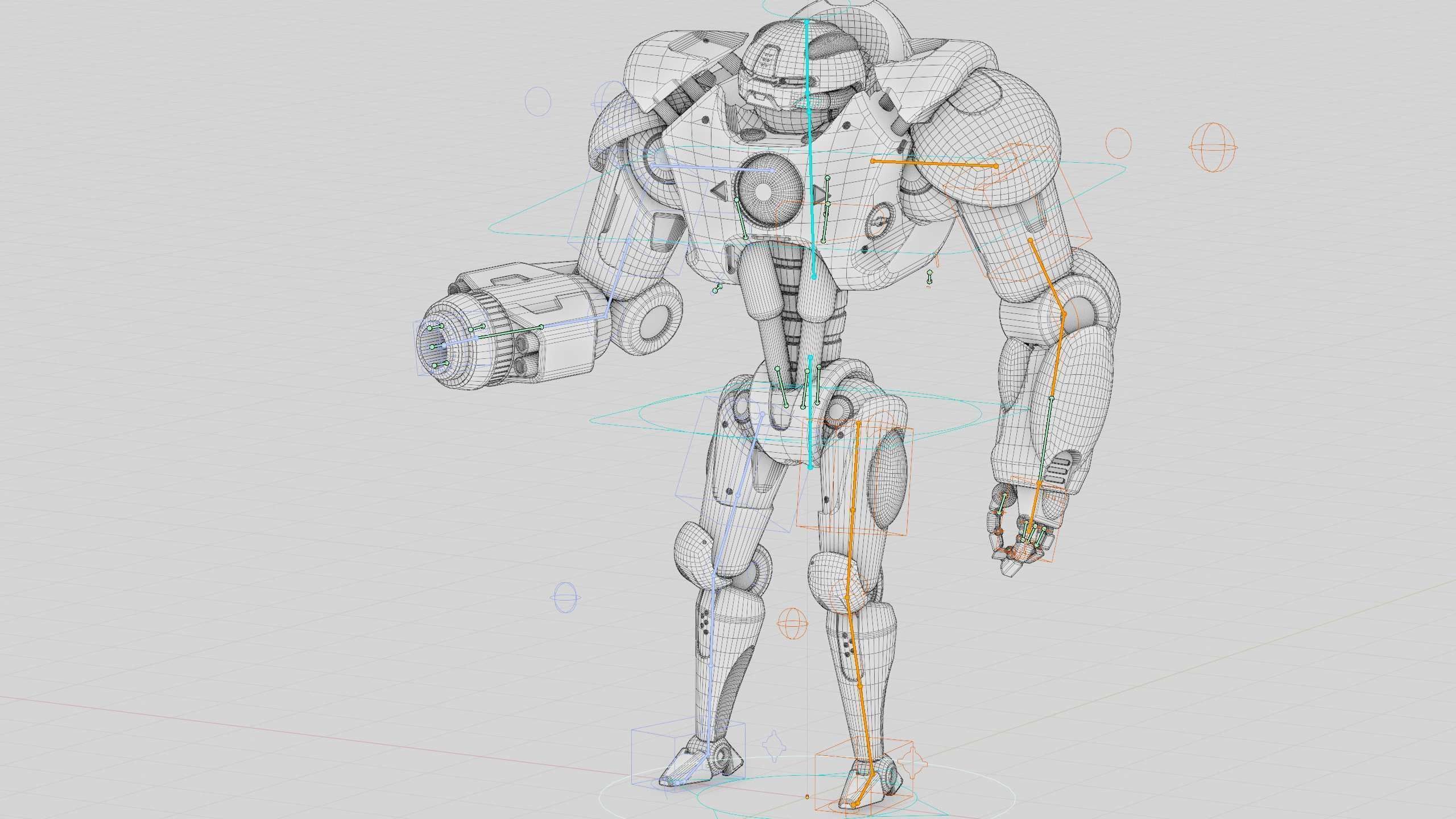 BATTLE DROID OSTRADAM  Rigged for Unreal Engine - Unity - MIXAMO 3D model_40