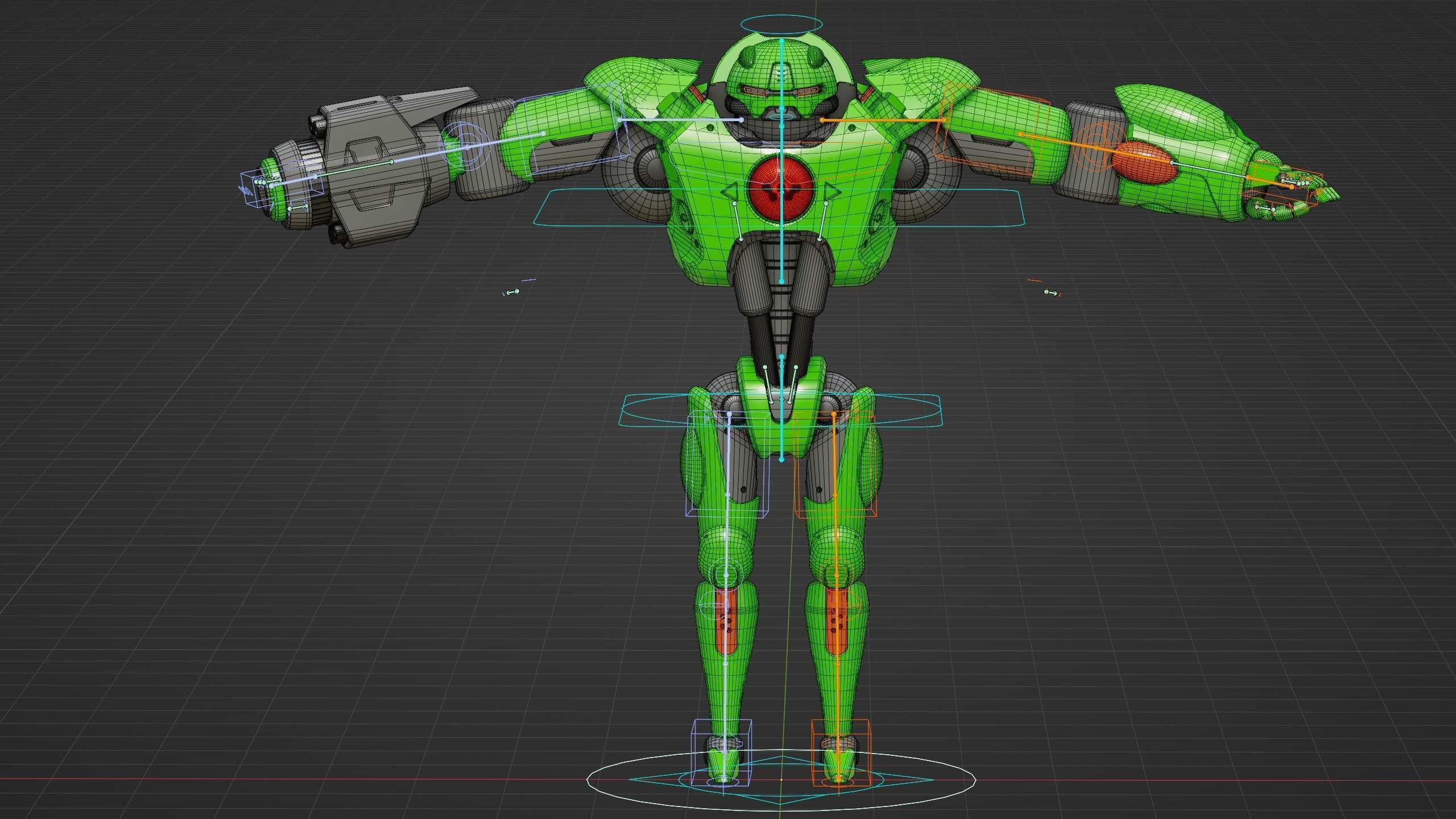 BATTLE DROID OSTRADAM  Rigged for Unreal Engine - Unity - MIXAMO 3D model_39