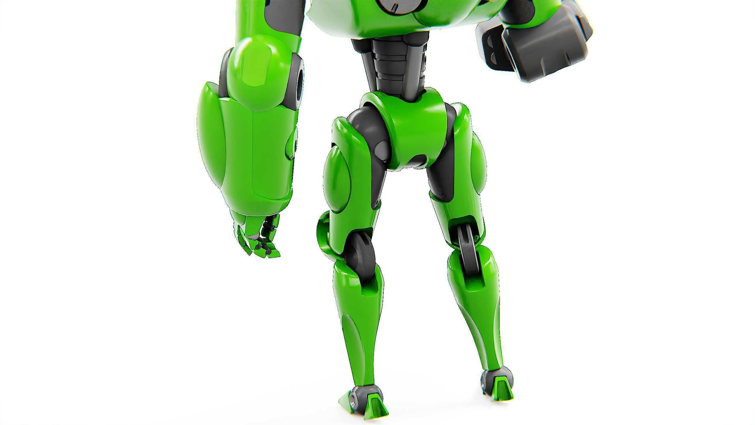 BATTLE DROID OSTRADAM  Rigged for Unreal Engine - Unity - MIXAMO 3D model_25