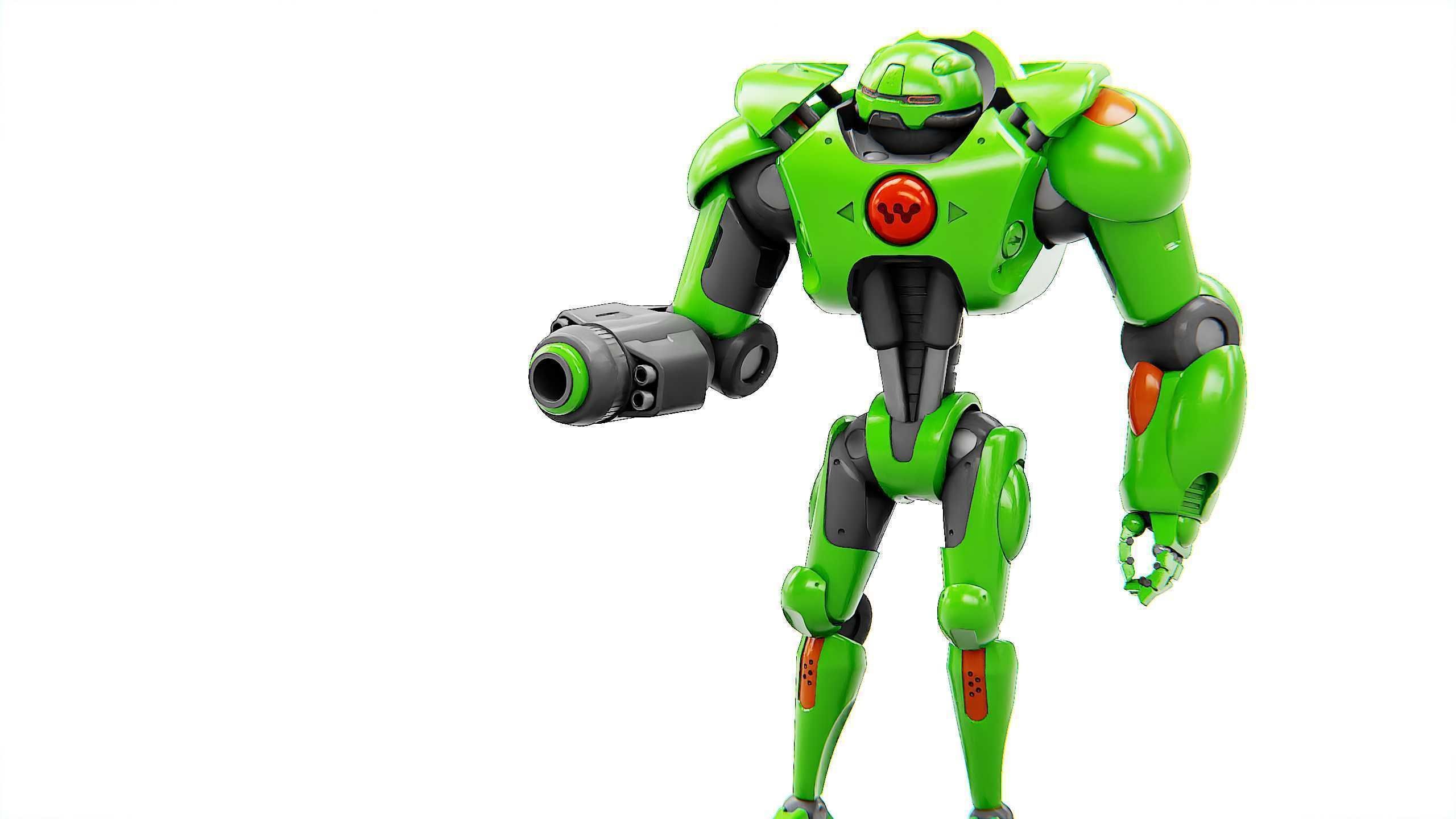 BATTLE DROID OSTRADAM  Rigged for Unreal Engine - Unity - MIXAMO 3D model_3