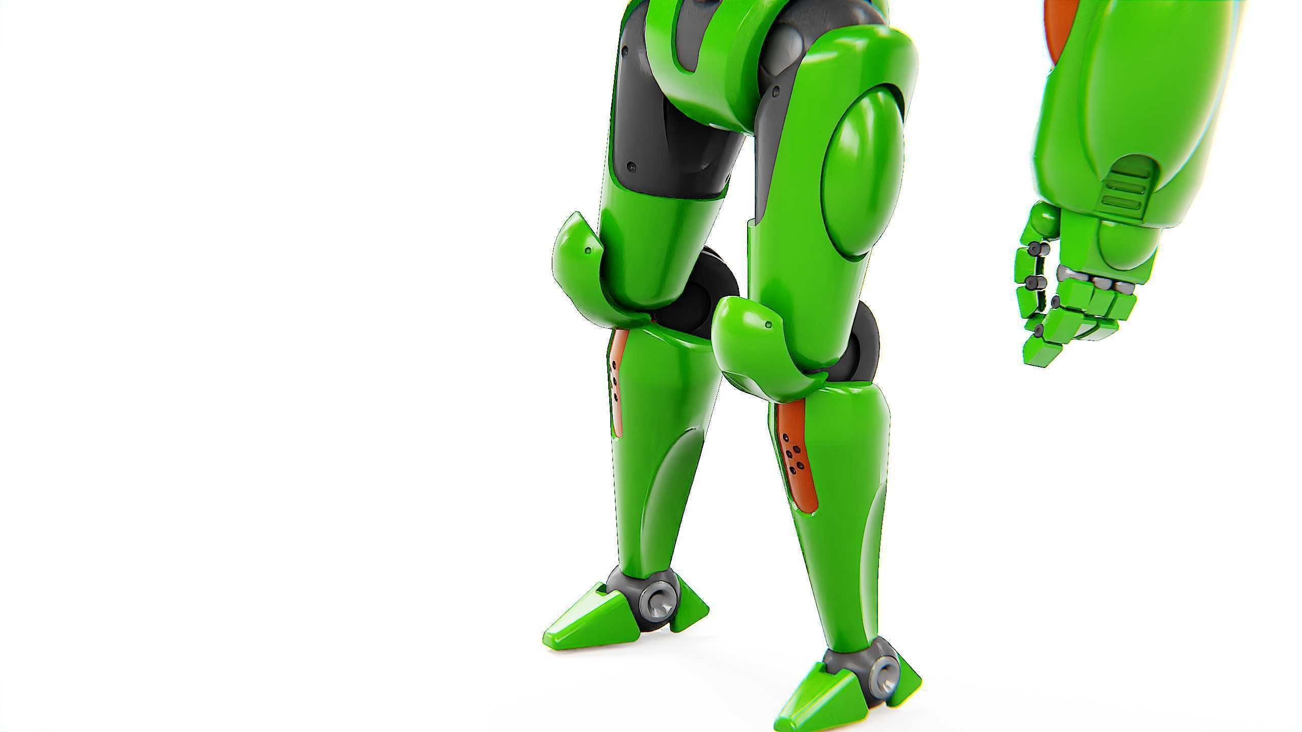 BATTLE DROID OSTRADAM  Rigged for Unreal Engine - Unity - MIXAMO 3D model_29