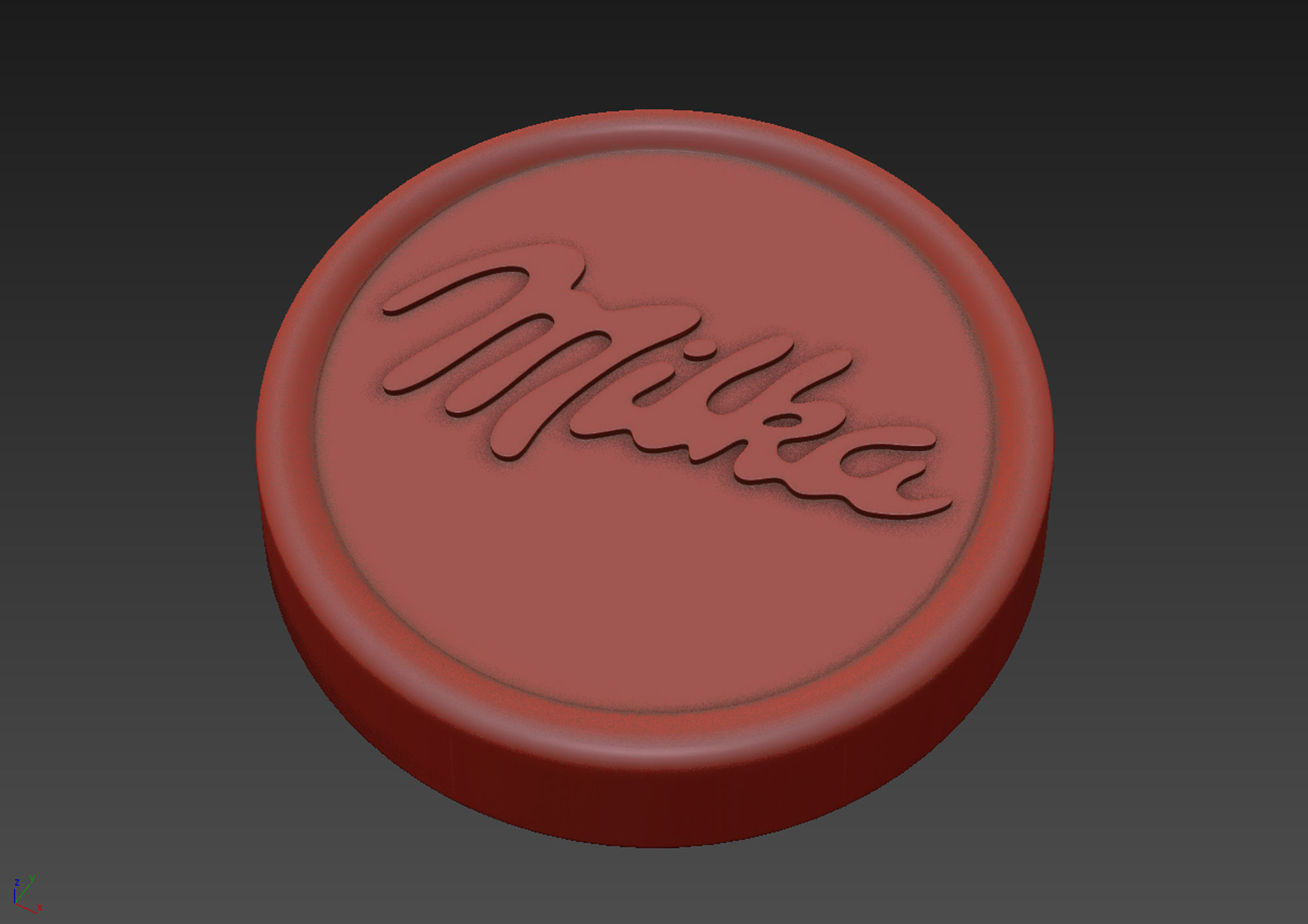 Milka Choco Wafer 3D model_5