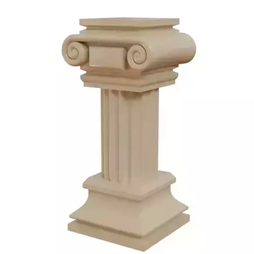 Roman Pole Low-poly 3D model