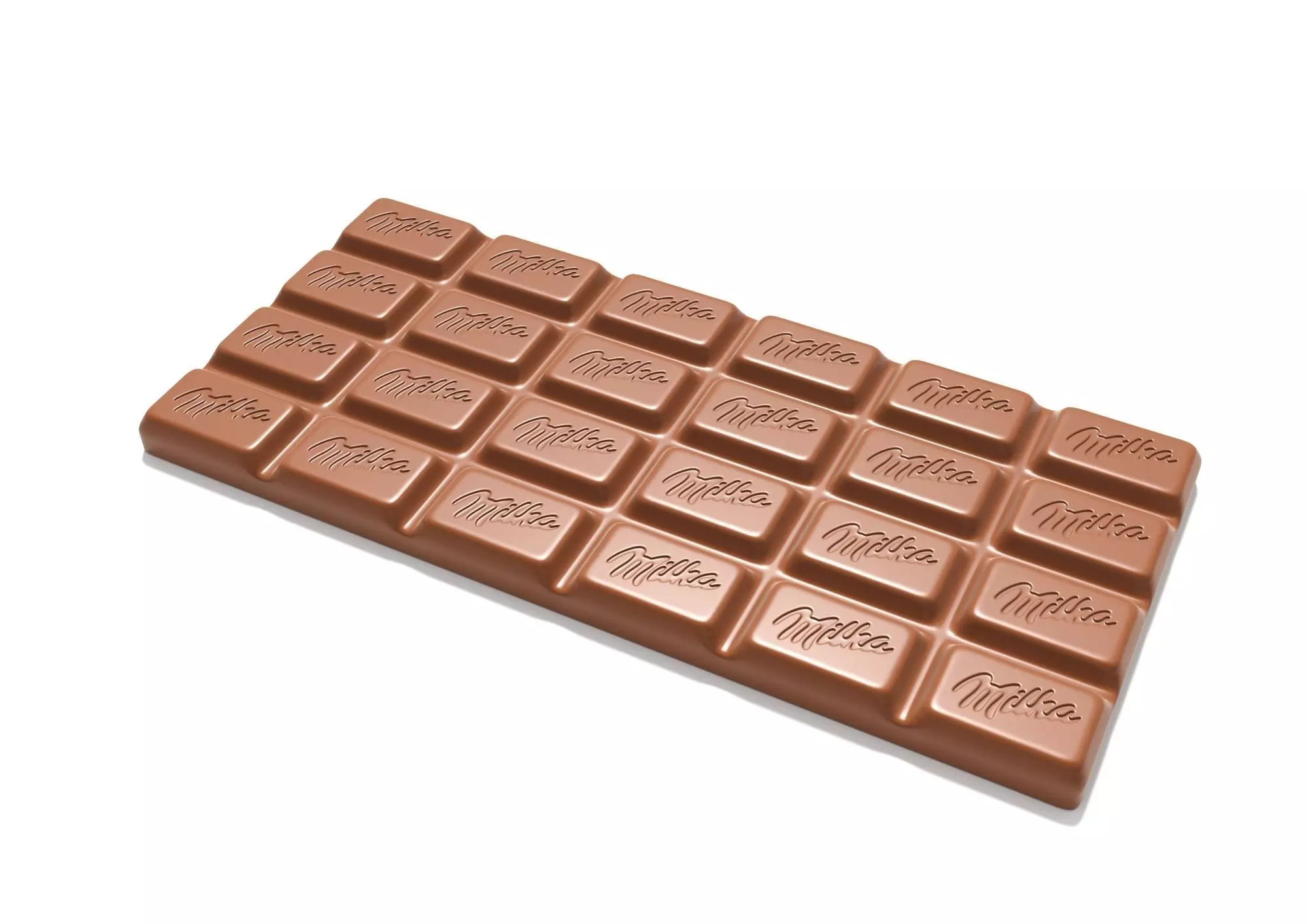 Milka Chocolate Bar 3D model_0