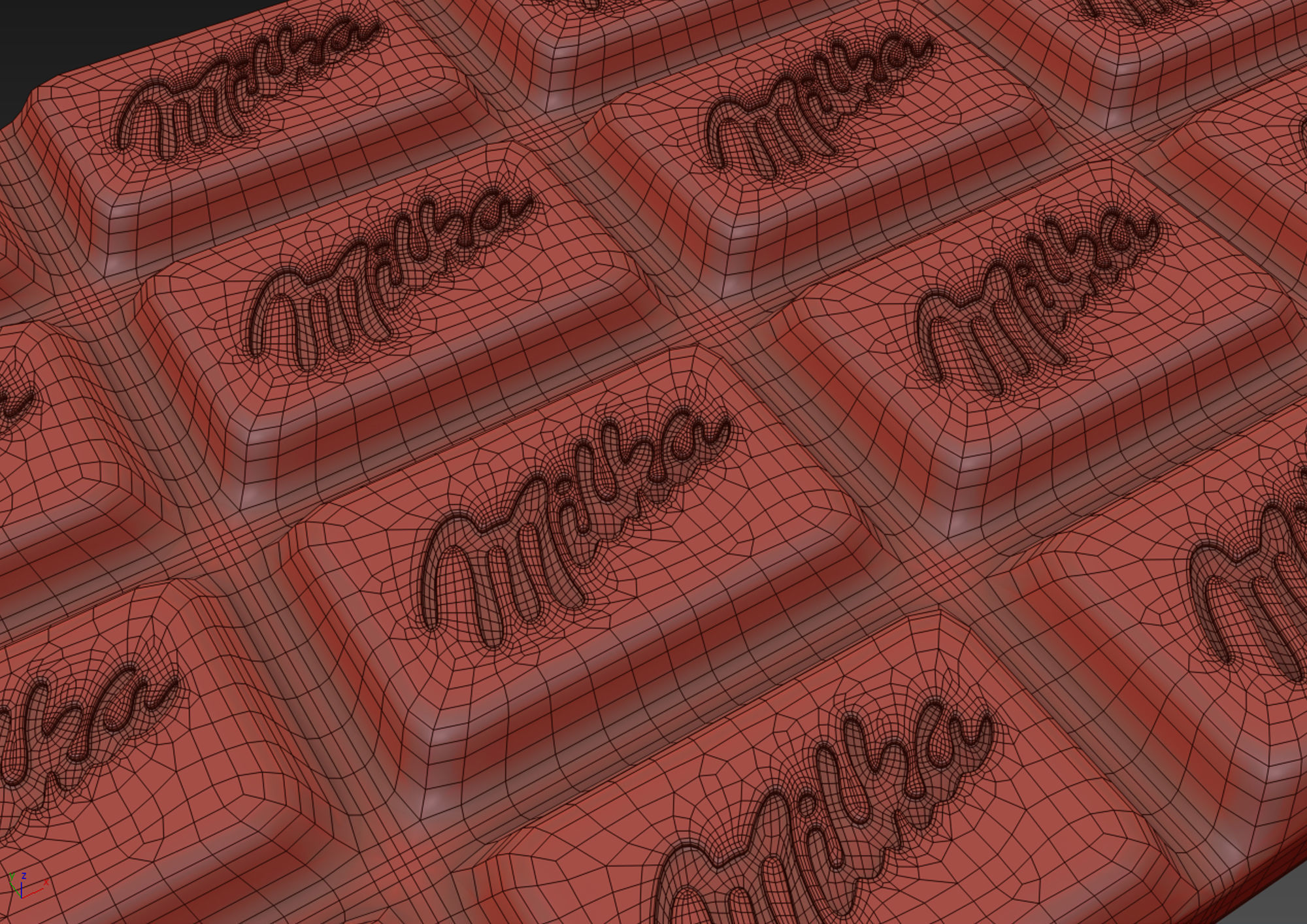 Milka Chocolate Bar 3D model_3