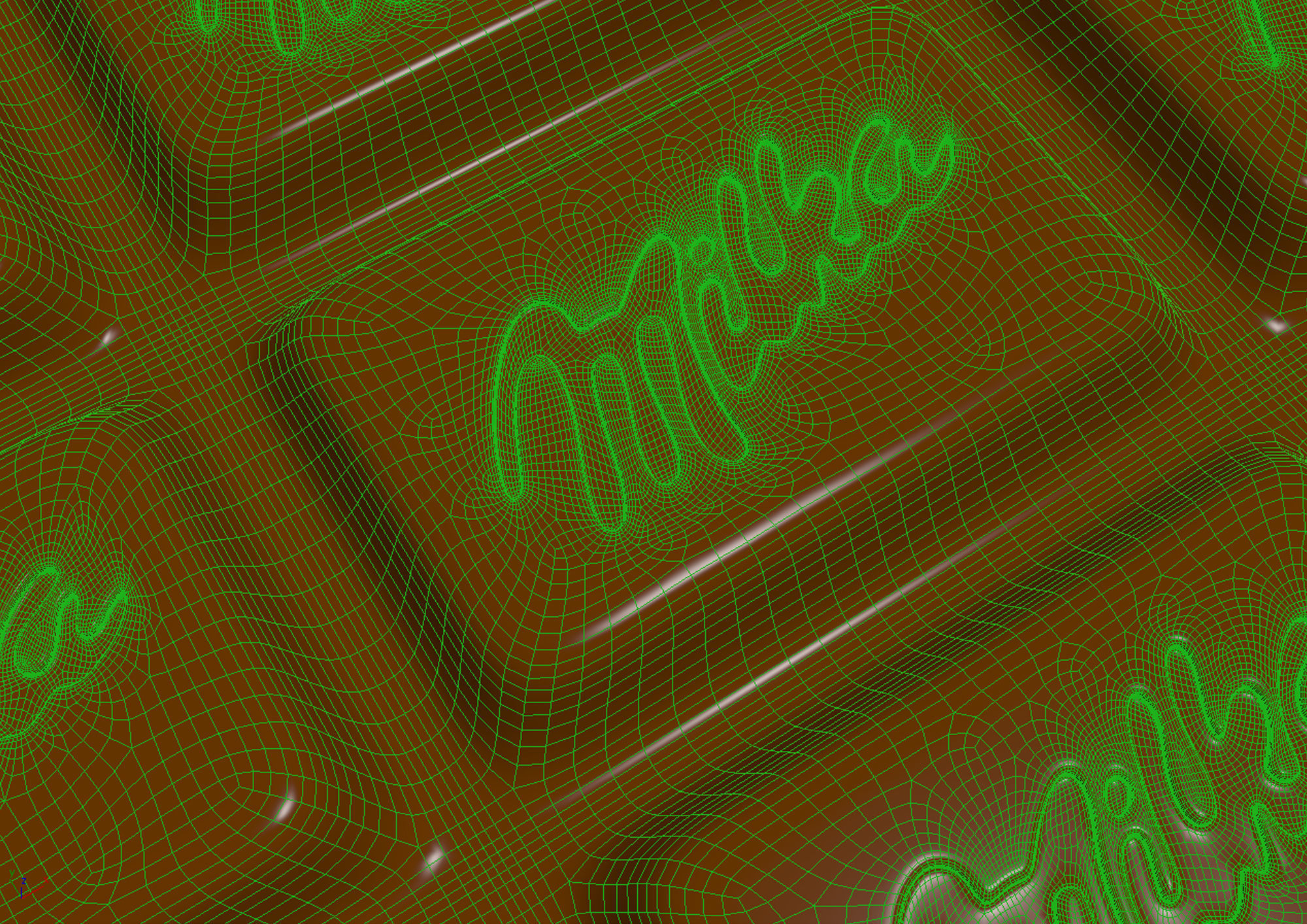 Milka Chocolate Bar 3D model_1