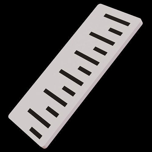 Ruler Free low-poly 3D model