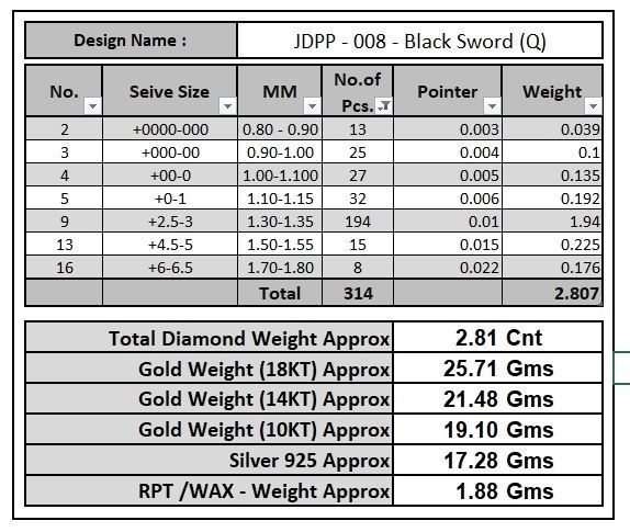 Custom Initial Q Letter Diamond Pendant A to Z Alphabet Necklace 3D print model_15