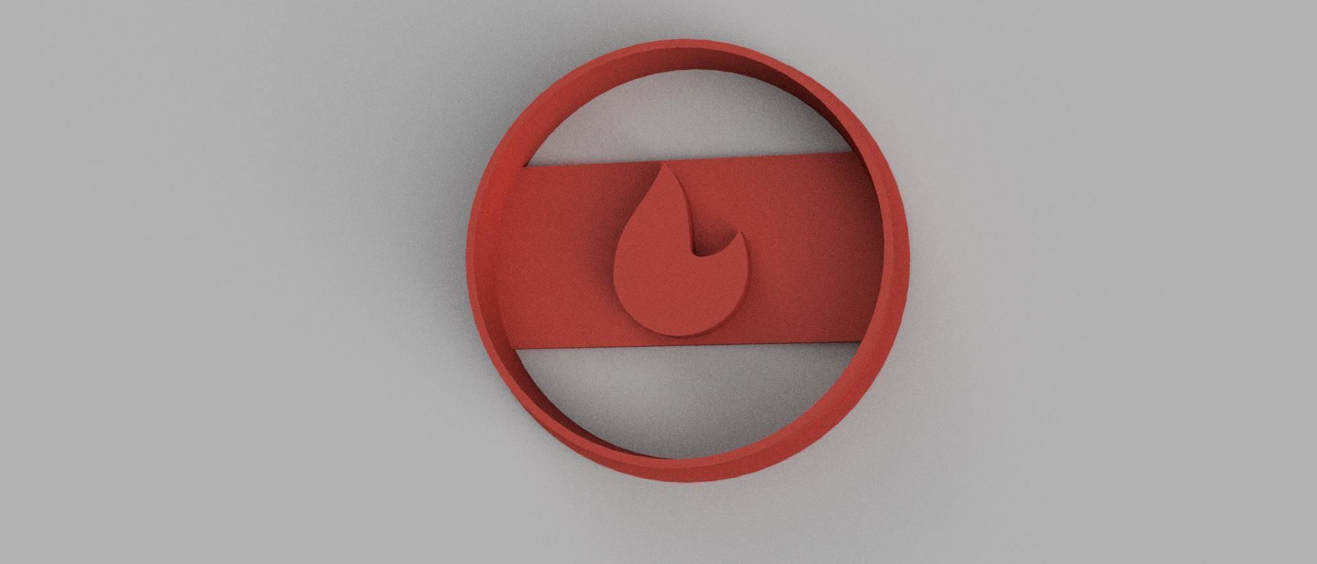 SET 5 COOKIE CUTTER 3D print model shield fire shark turtle 3D print model_2