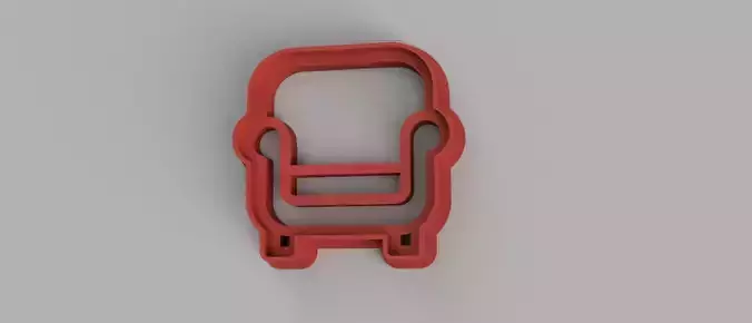 SET 5 COOKIE CUTTER 3D print model baby chair snowman snail