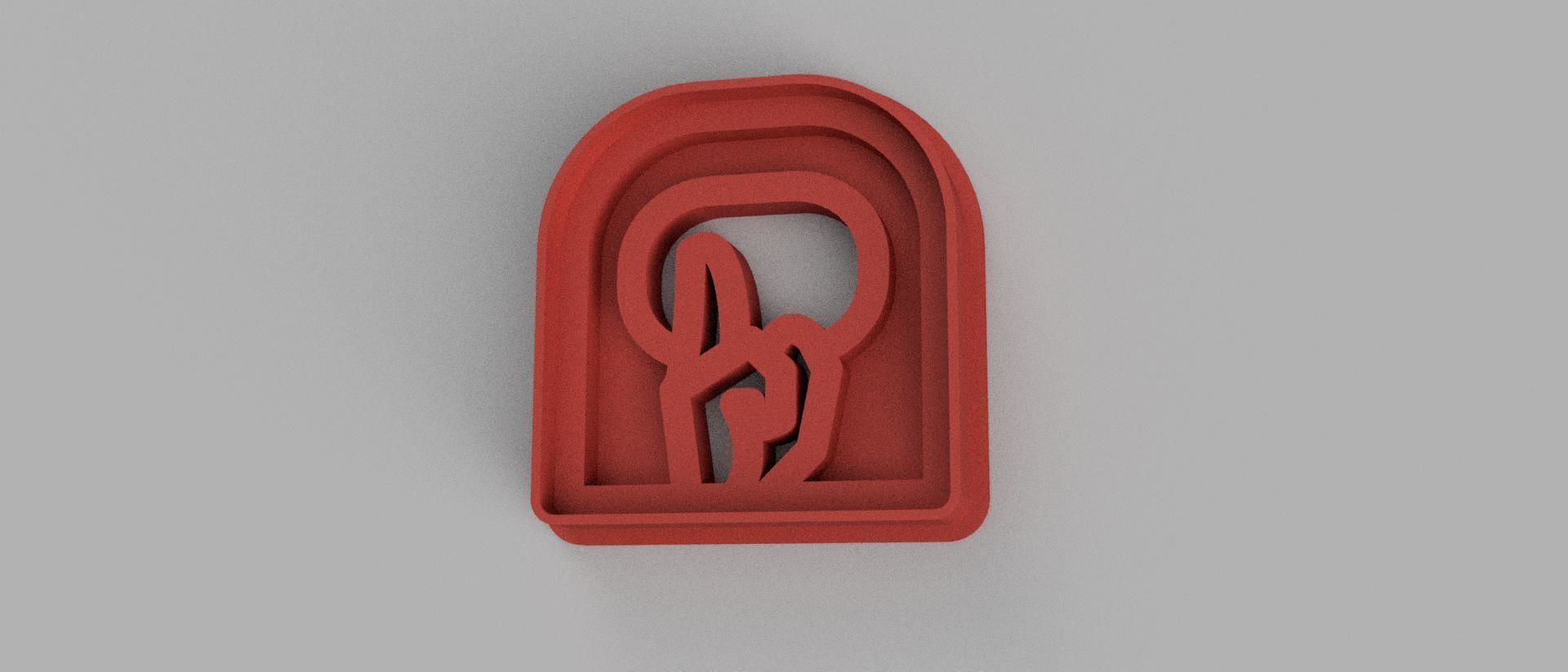 SET 5 COOKIE CUTTER 3D print model sword sun toilet 3D print model_1