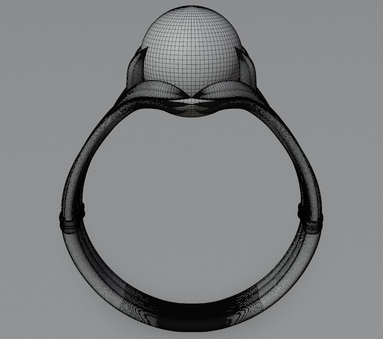 Pearl ring set 3D model collectible models 3D model_34