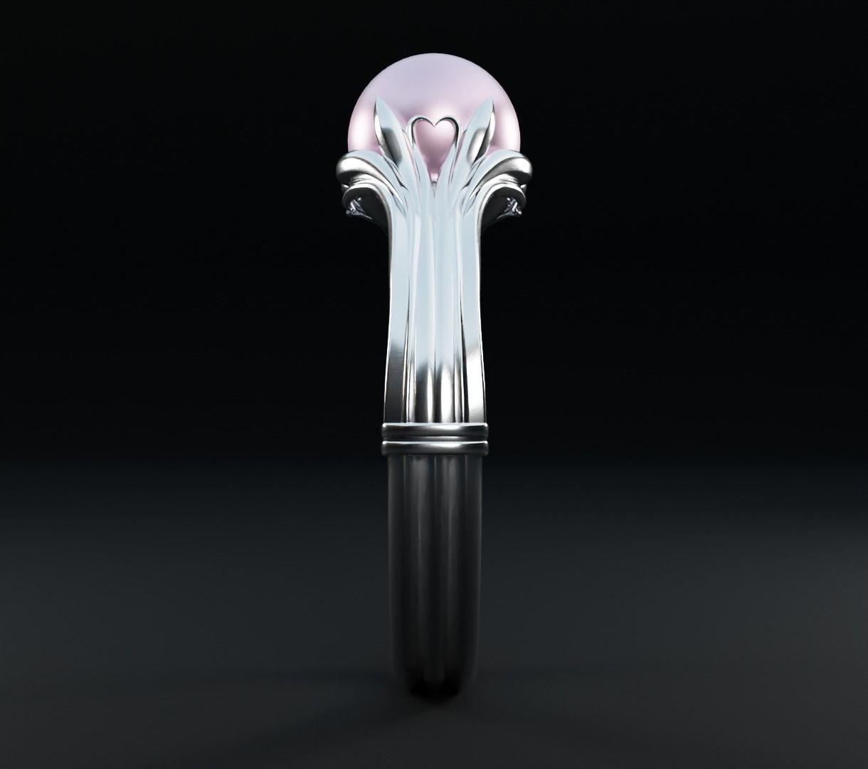 Pearl ring set 3D model collectible models 3D model_23