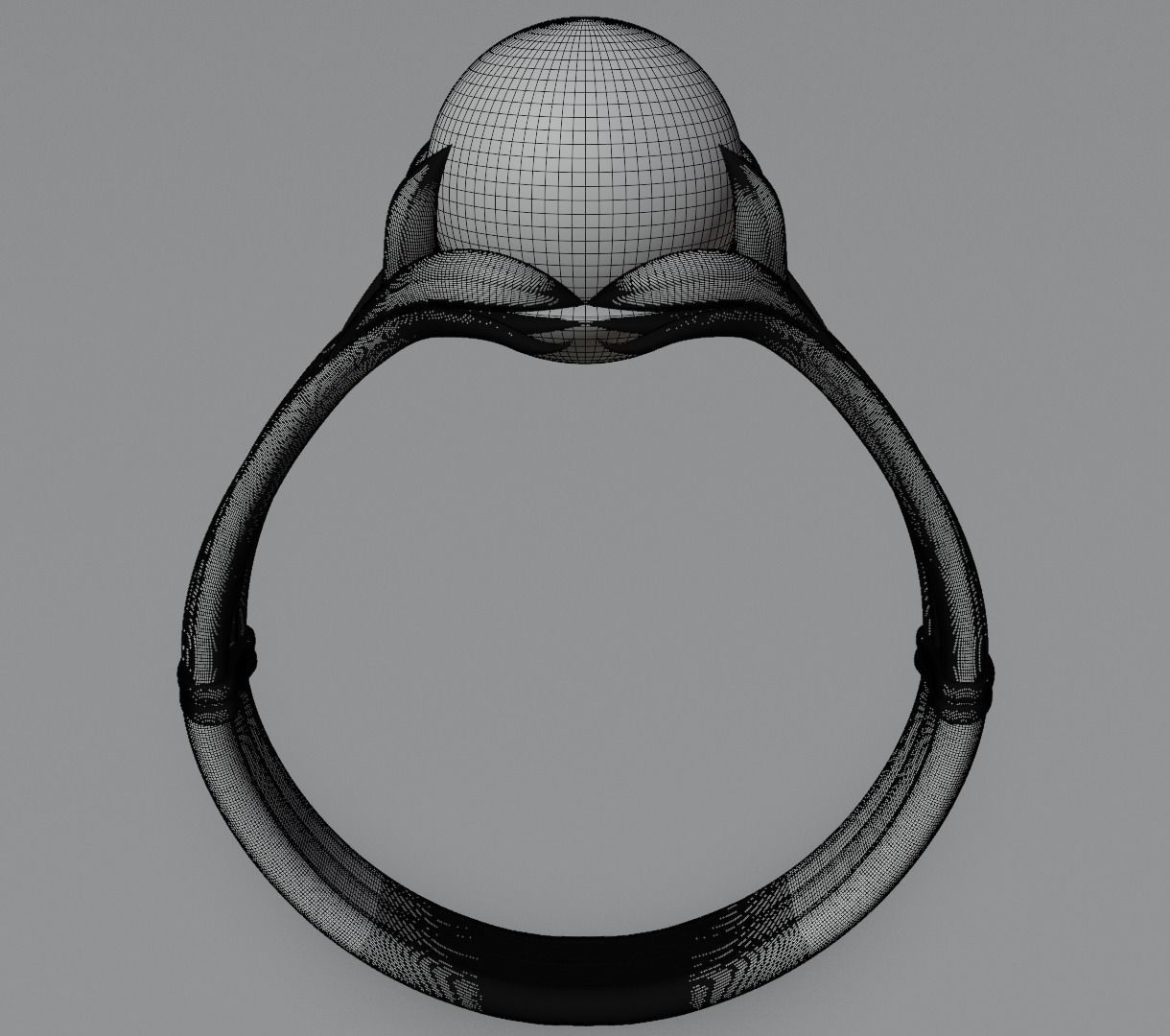 Pearl ring set 3D model collectible models 3D model_30