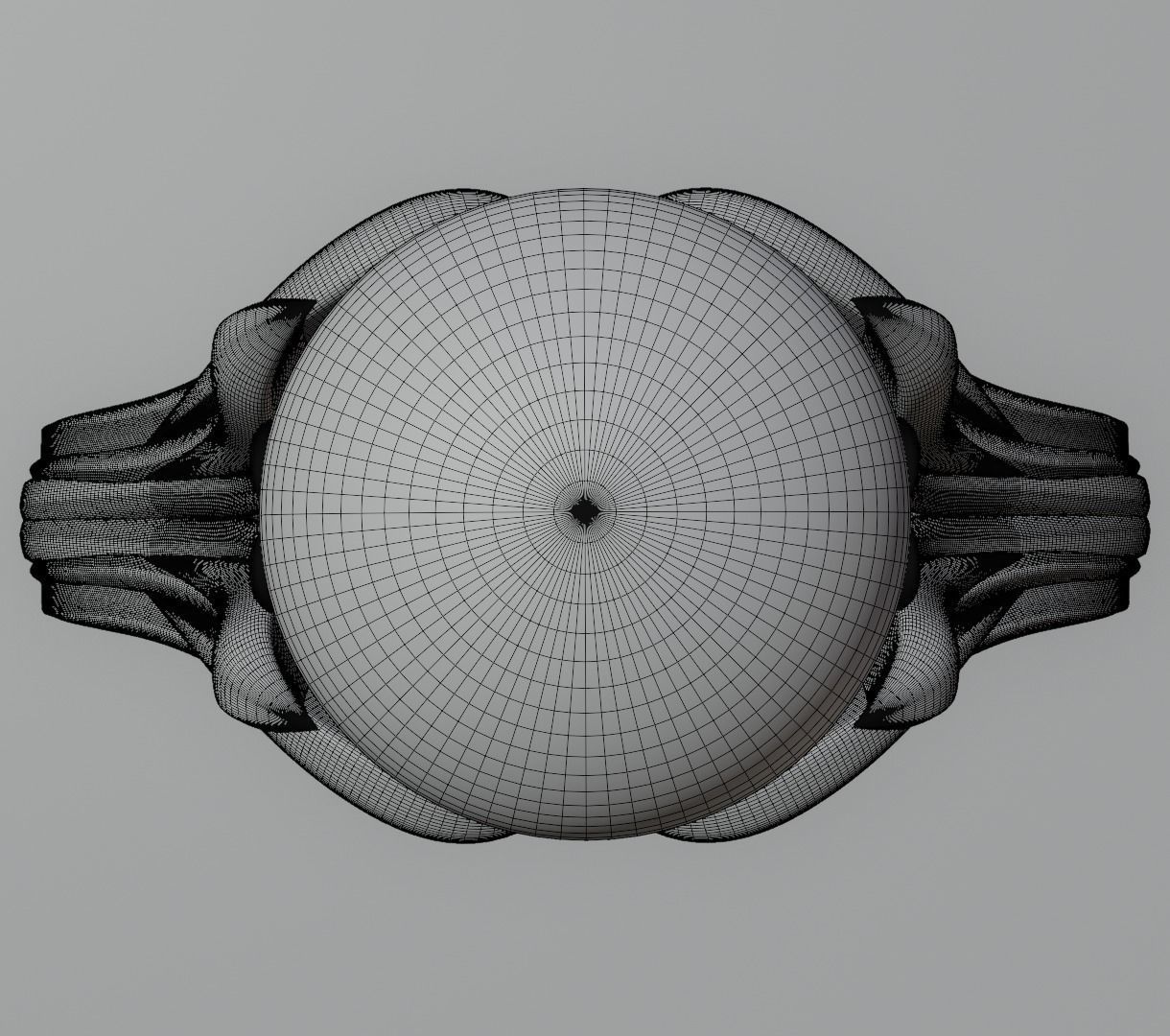 Pearl ring set 3D model collectible models 3D model_31