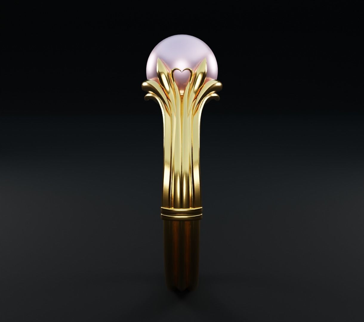 Pearl ring set 3D model collectible models 3D model_3