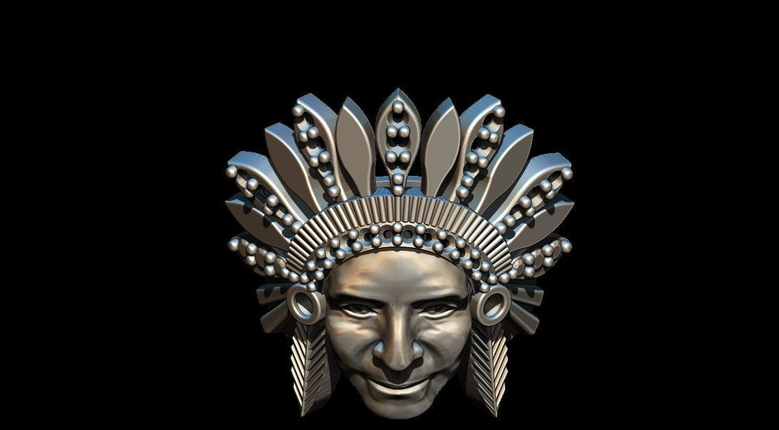 Indian Ring 3D print model_4