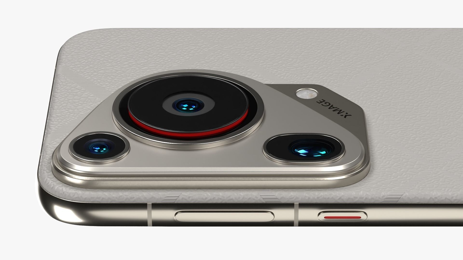 Huawei Pura 70 Ultra White Low-poly 3D model_5