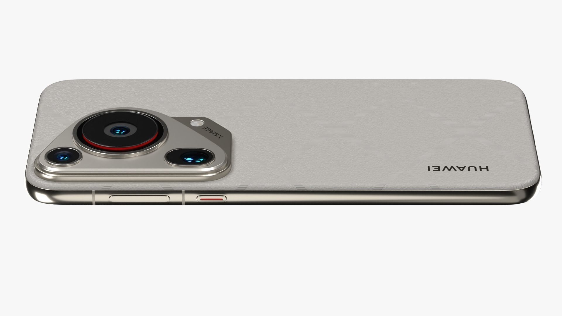 Huawei Pura 70 Ultra White Low-poly 3D model_4