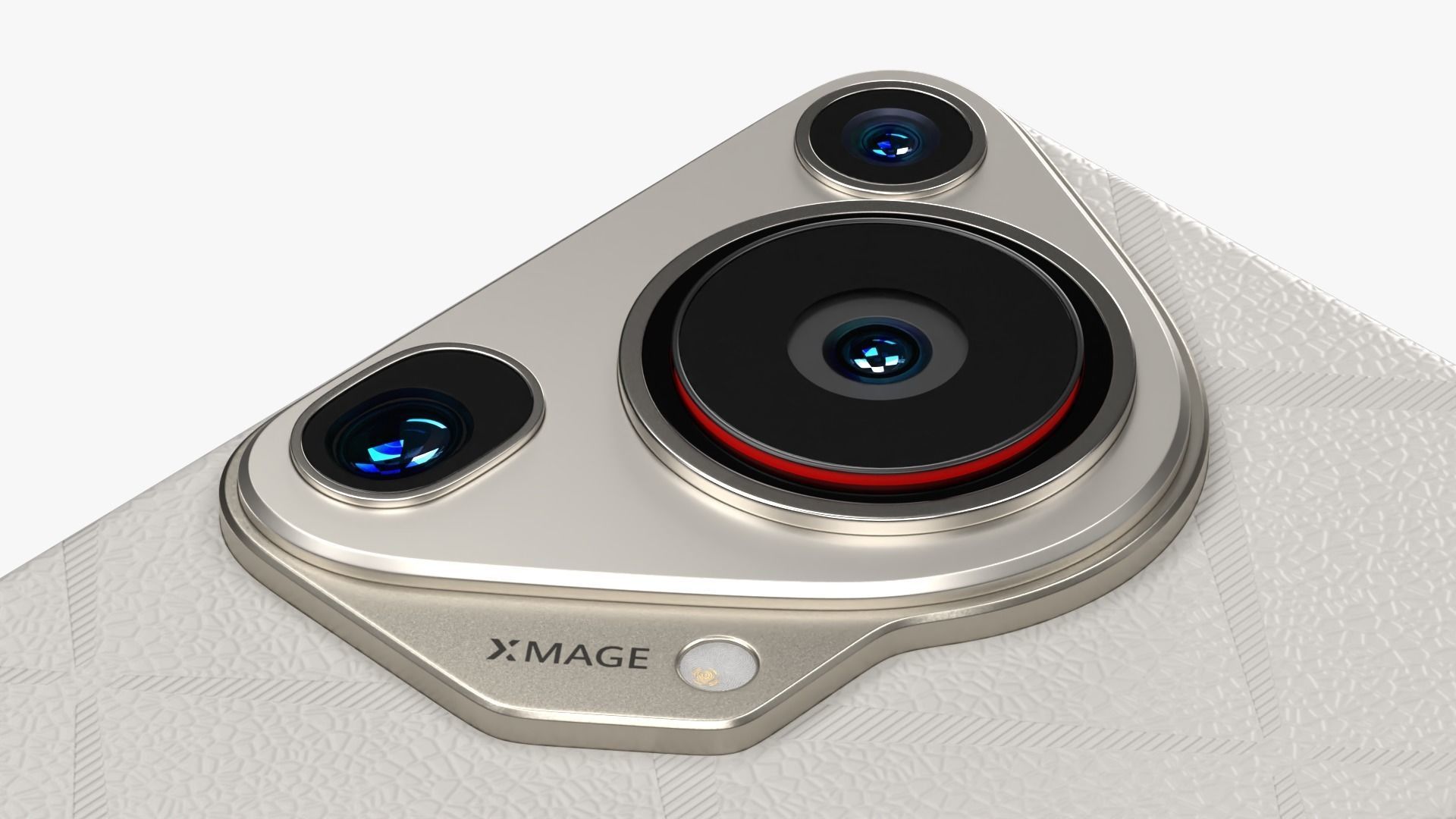 Huawei Pura 70 Ultra White Low-poly 3D model_7