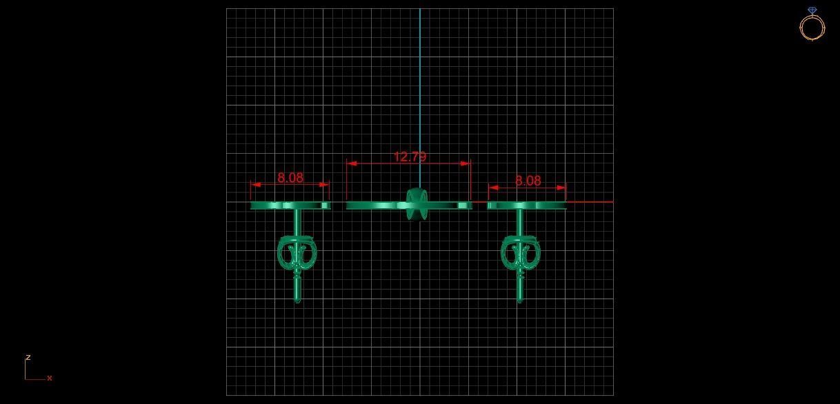 Cat Pendant and Earring STL OBJ 3DM 3D print model_9
