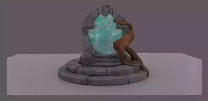 StoneGate Sifi SiFiStoneGate Low-poly 3D model