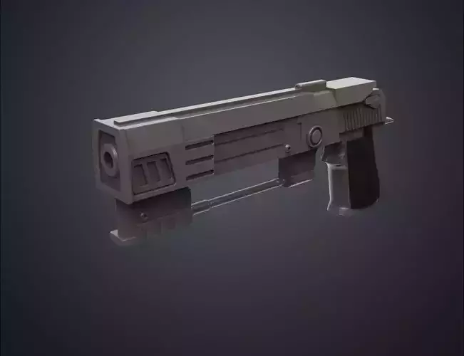 Fallout - Desert Eagle 3D print model