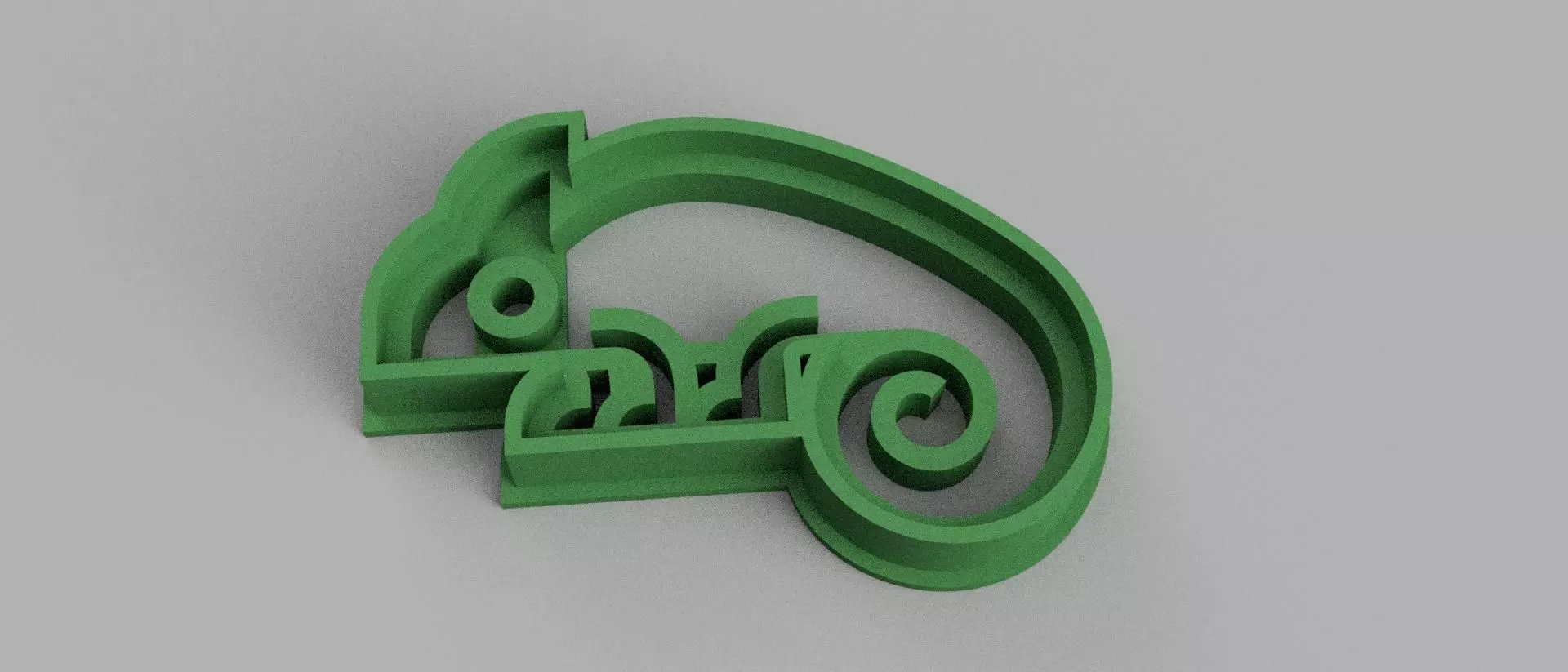 SET 5 COOKIE CUTTER 3D print model chameleon panda penguin 3D print model