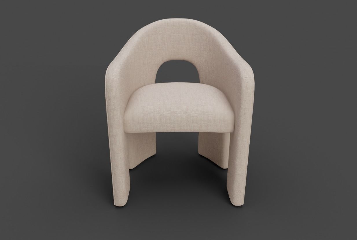 KARA DINING CHAIR 3D model_1
