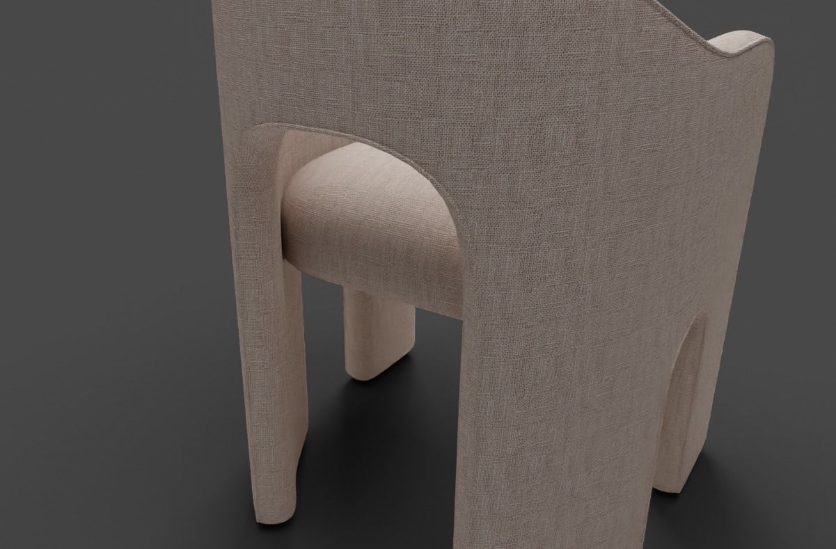 KARA DINING CHAIR 3D model_3
