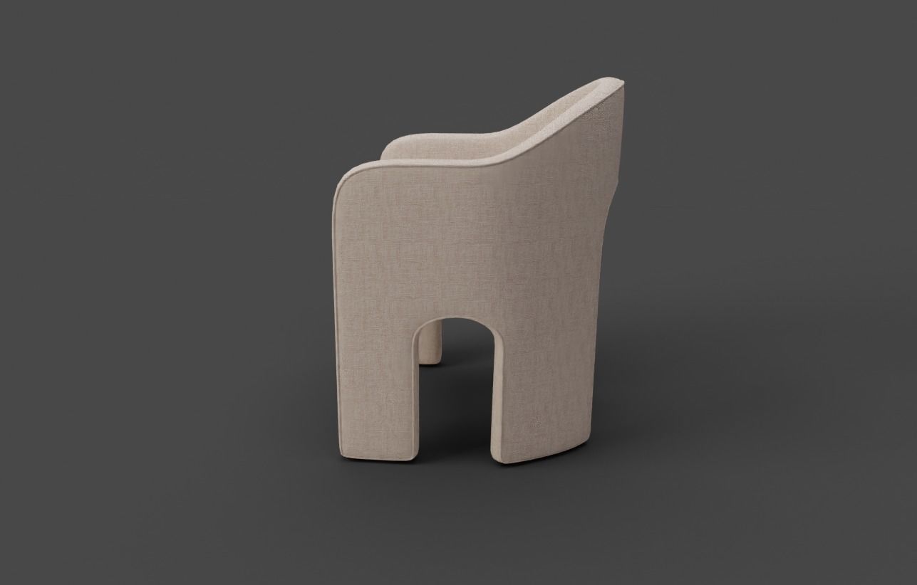 KARA DINING CHAIR 3D model_4