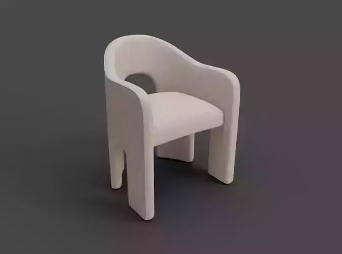 KARA DINING CHAIR 3D model