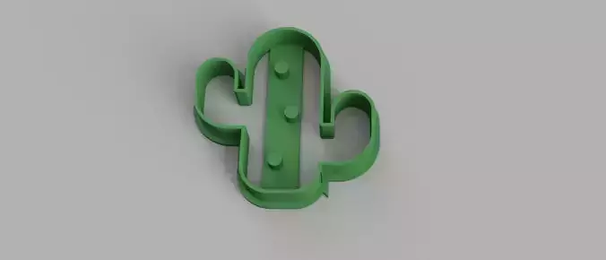 SET 3 COOKIE CUTTER 3D print model cactus puzzle galaxy