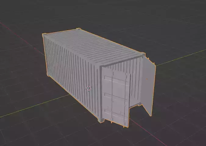 Low Poly Container 