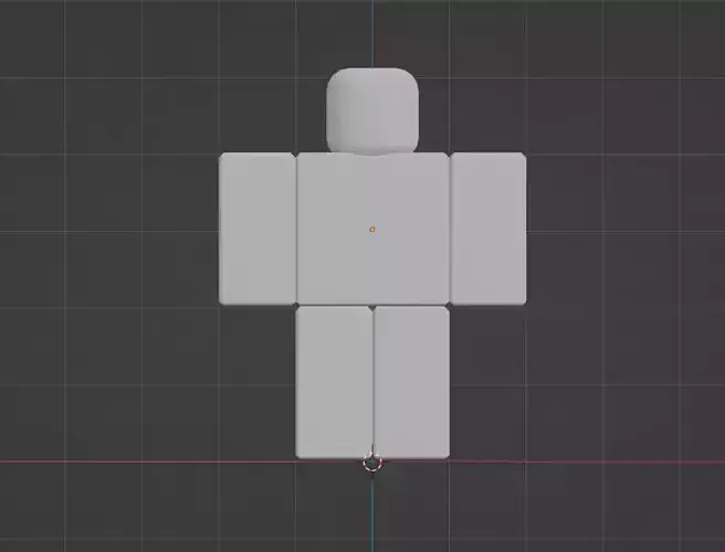 Roblox R6 Rig Free 3D model