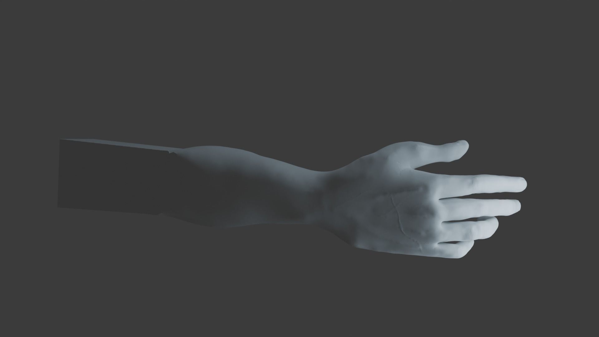a man hand 3D model_1