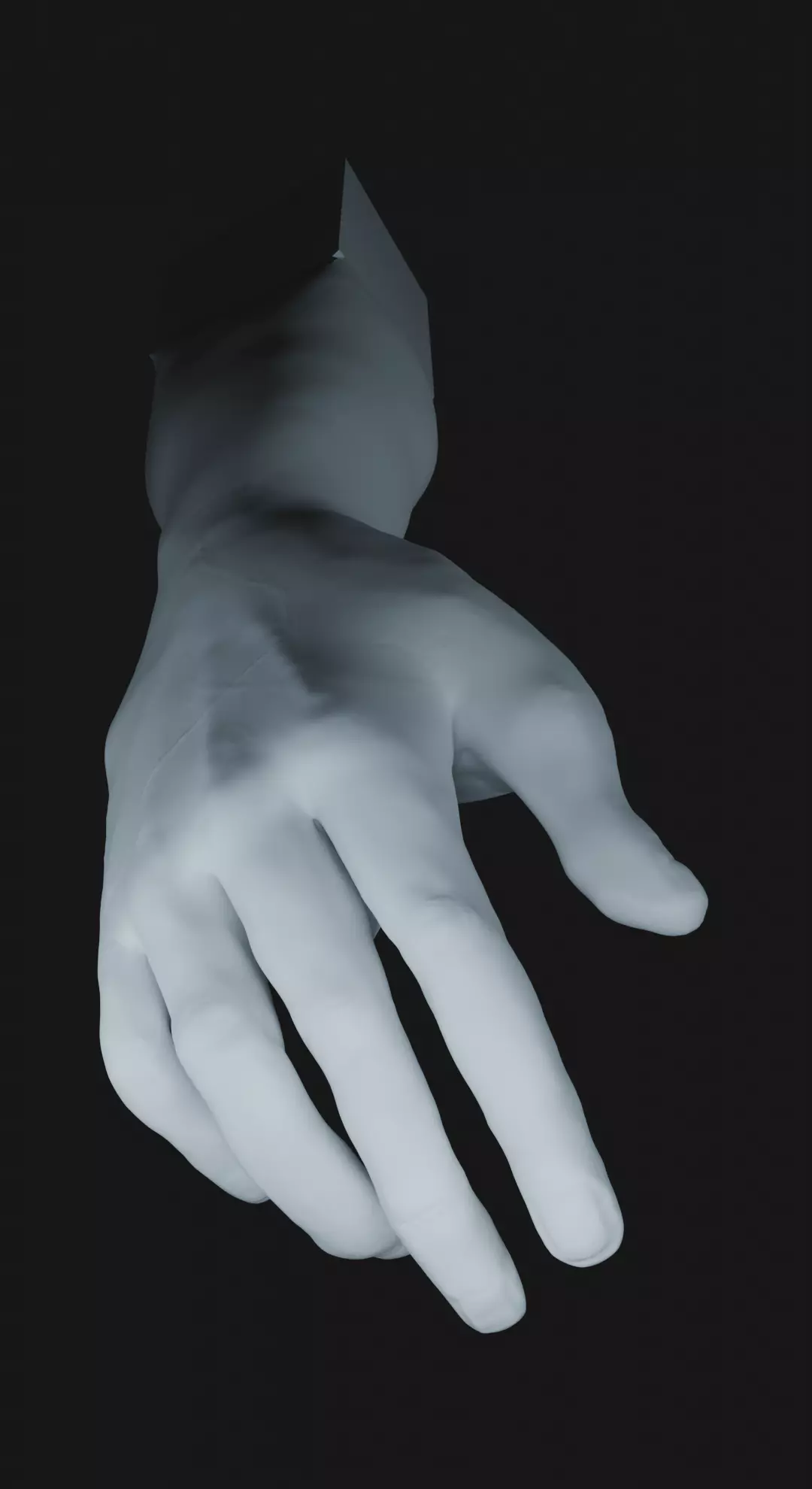 a man hand 3D model_0