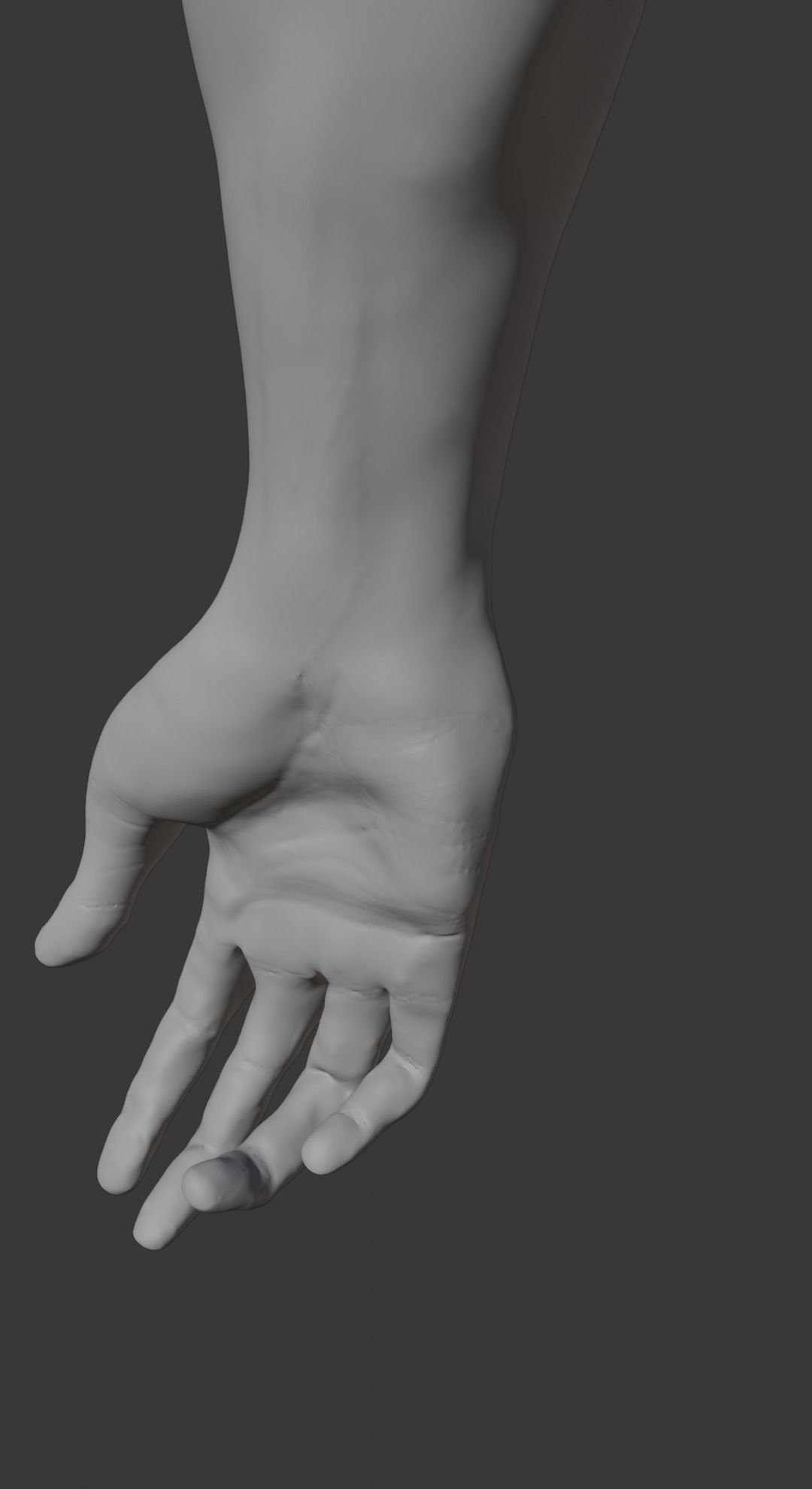 a man hand 3D model_7