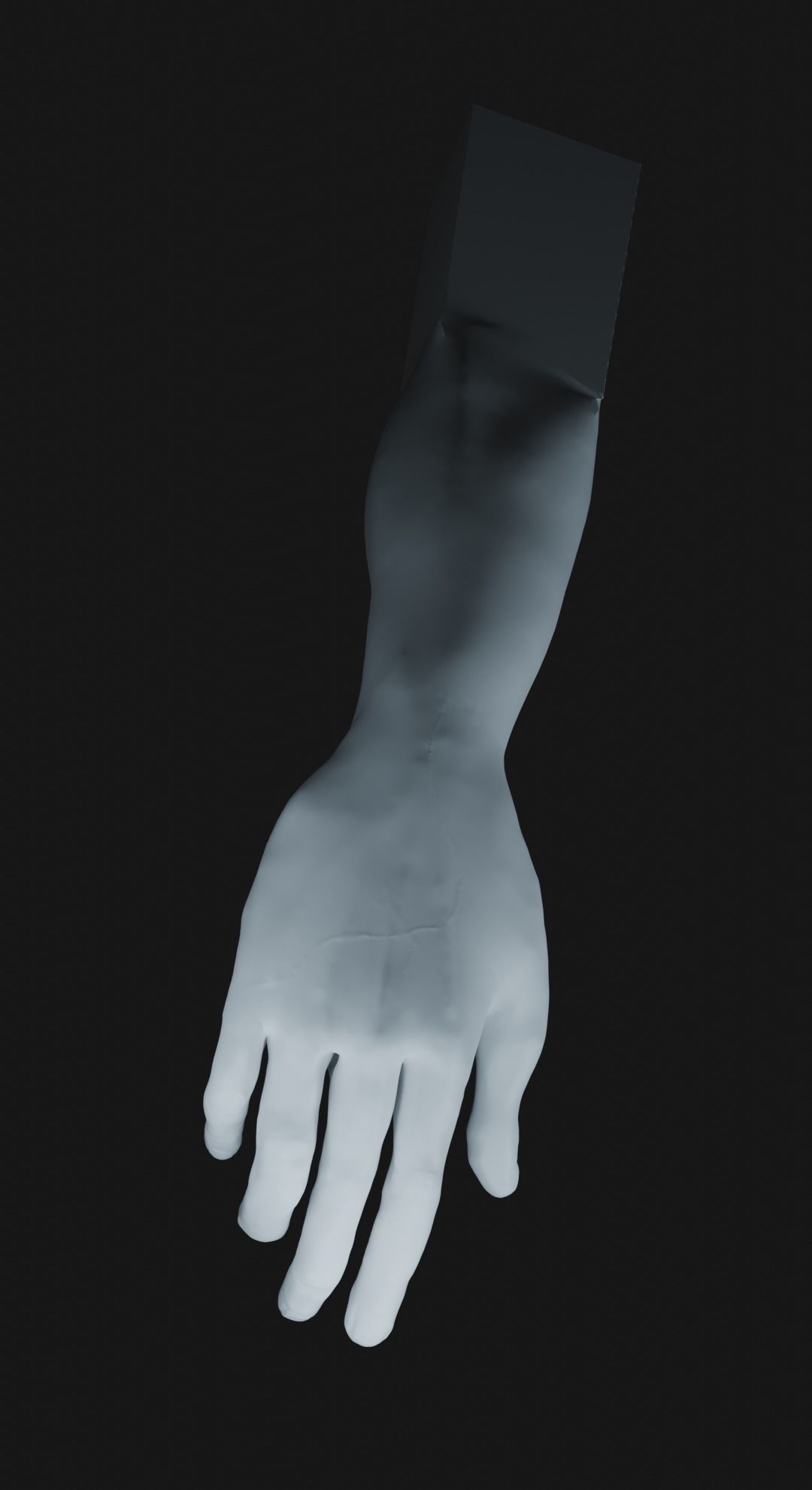 a man hand 3D model_4