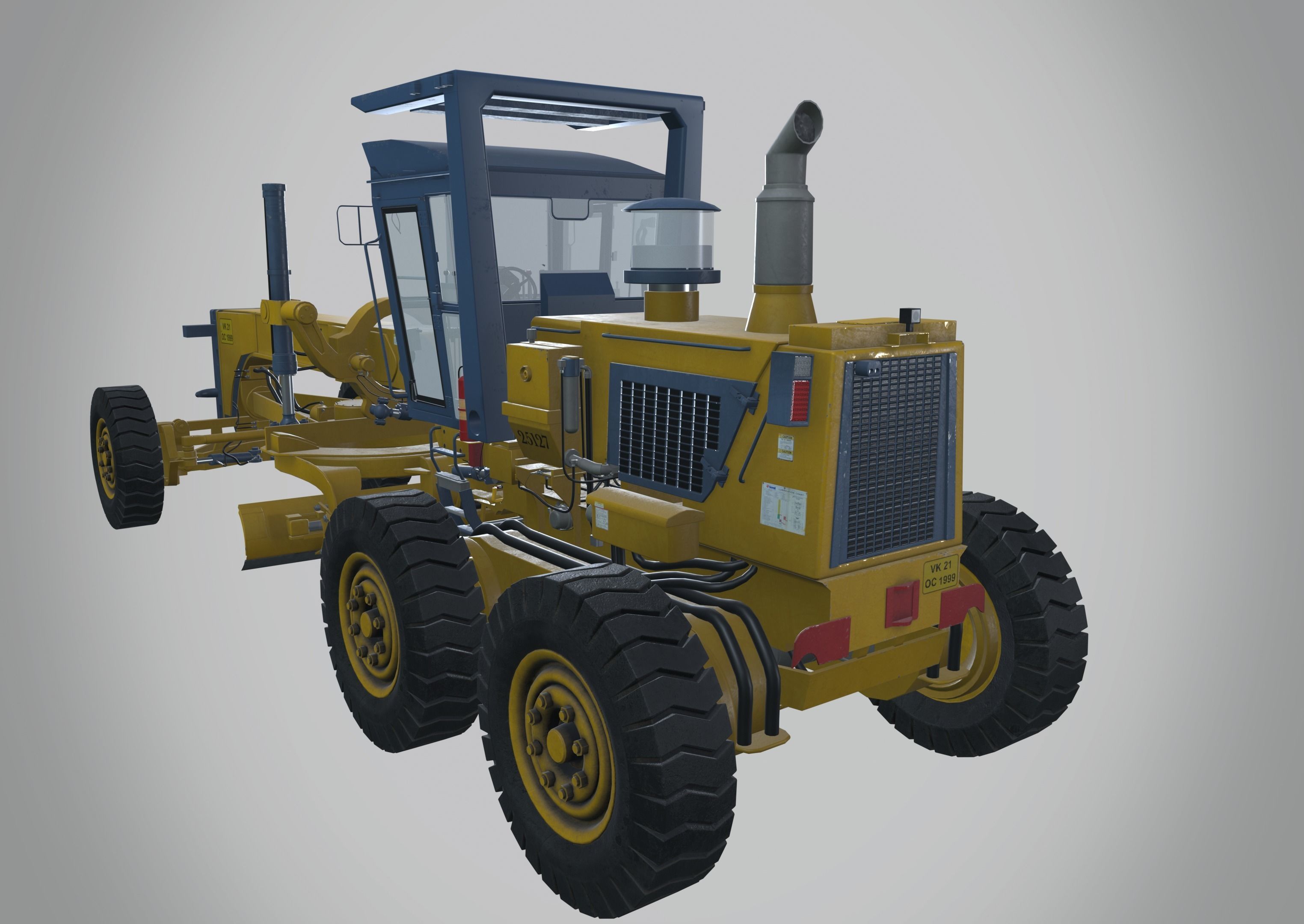 Grader 3D model_6