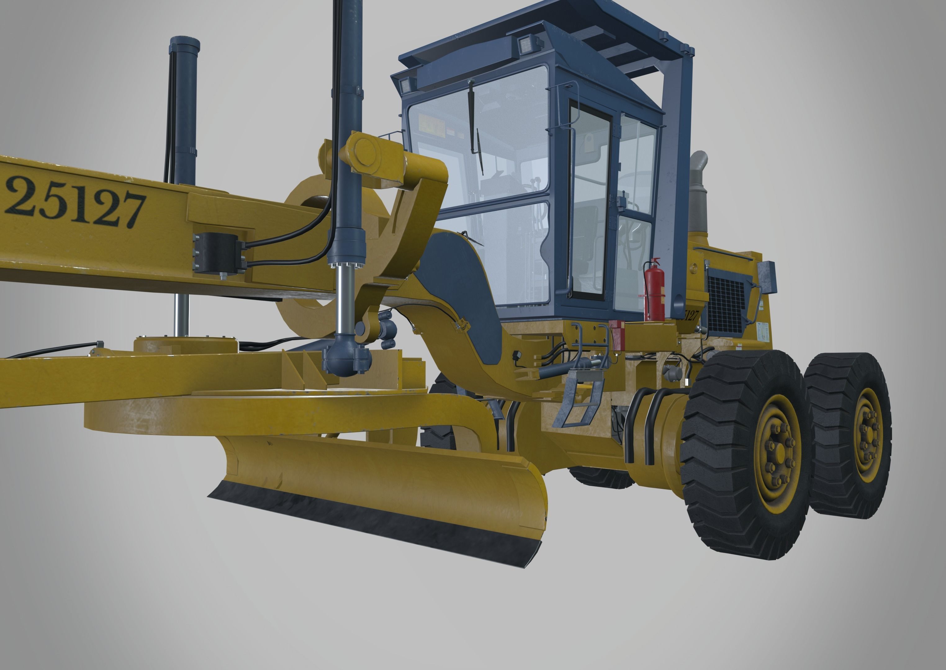 Grader 3D model_4