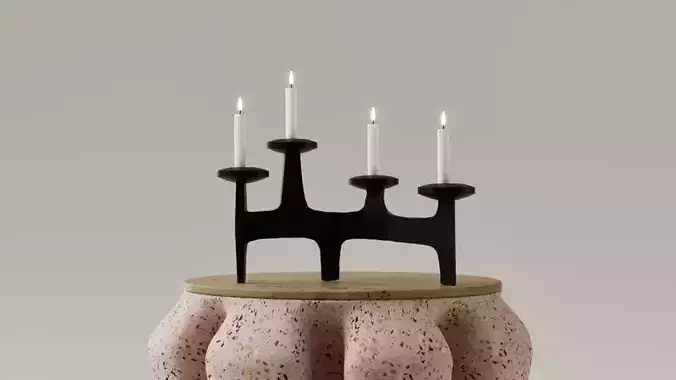 PORTA VELAS - CANDELABRO 3D print model