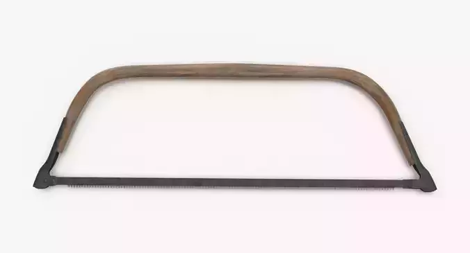 Bow Saw Low-poly 3D model
