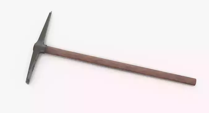Pickaxe Low-poly 3D model