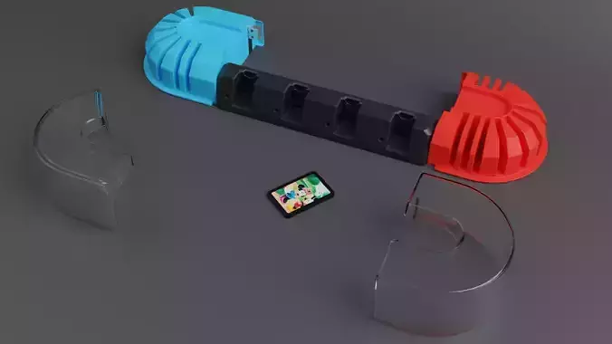 Charger Dock Station lowpoly 3d model