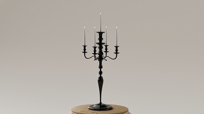 CANDELABRO GRANDE - PORTA VELAS 3D print model