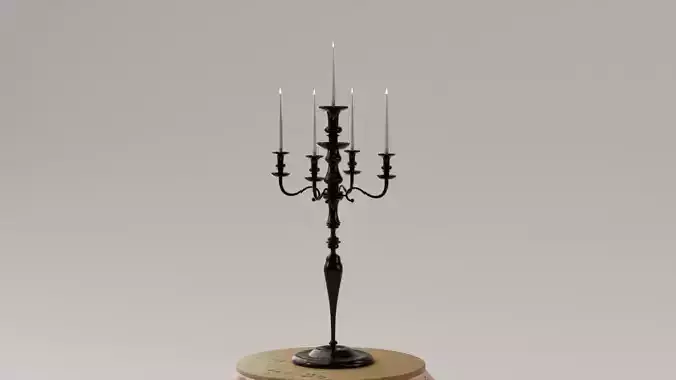 CANDELABRO GRANDE - PORTA VELAS 3D print model