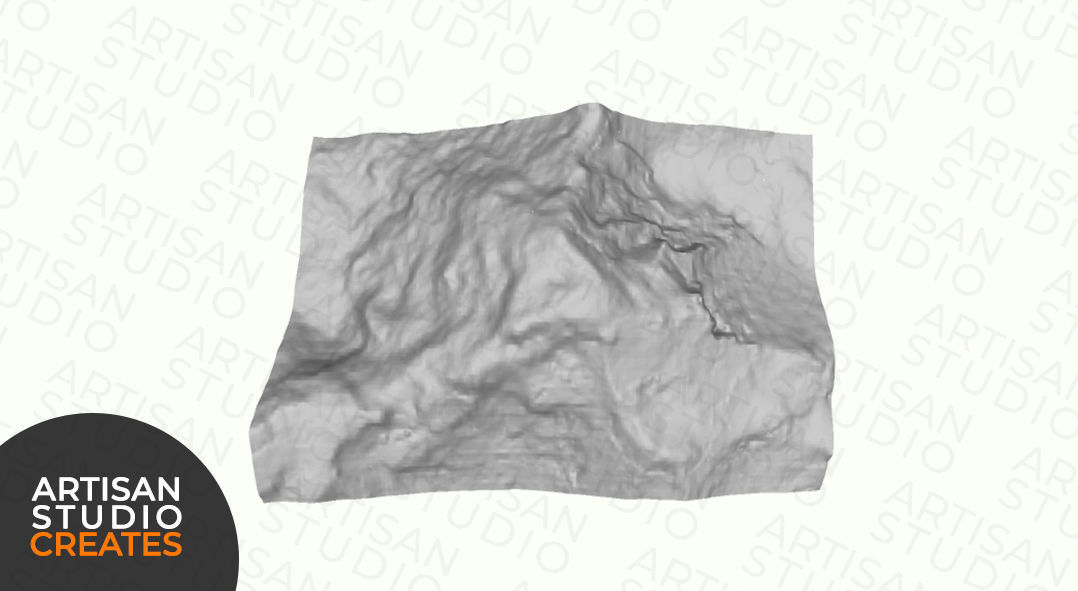 Cho Oyo STL File - 3D Topographic Model 3D print model_1